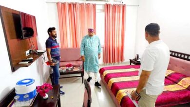 Maharaj did surprise inspection of tourist accommodation house Bharat Bhoomi