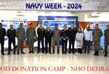 NAVY WEEK-2024: Blood donation camp organized at National Hydrographic Office (NHO)