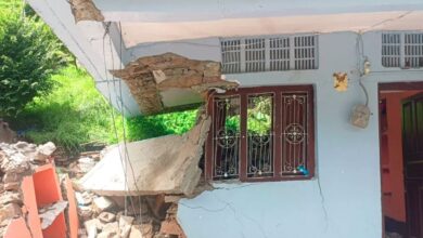 नंदानगर में भू-धंसाव का कहर : सात भवन जमींदोज, 16 खतरे में