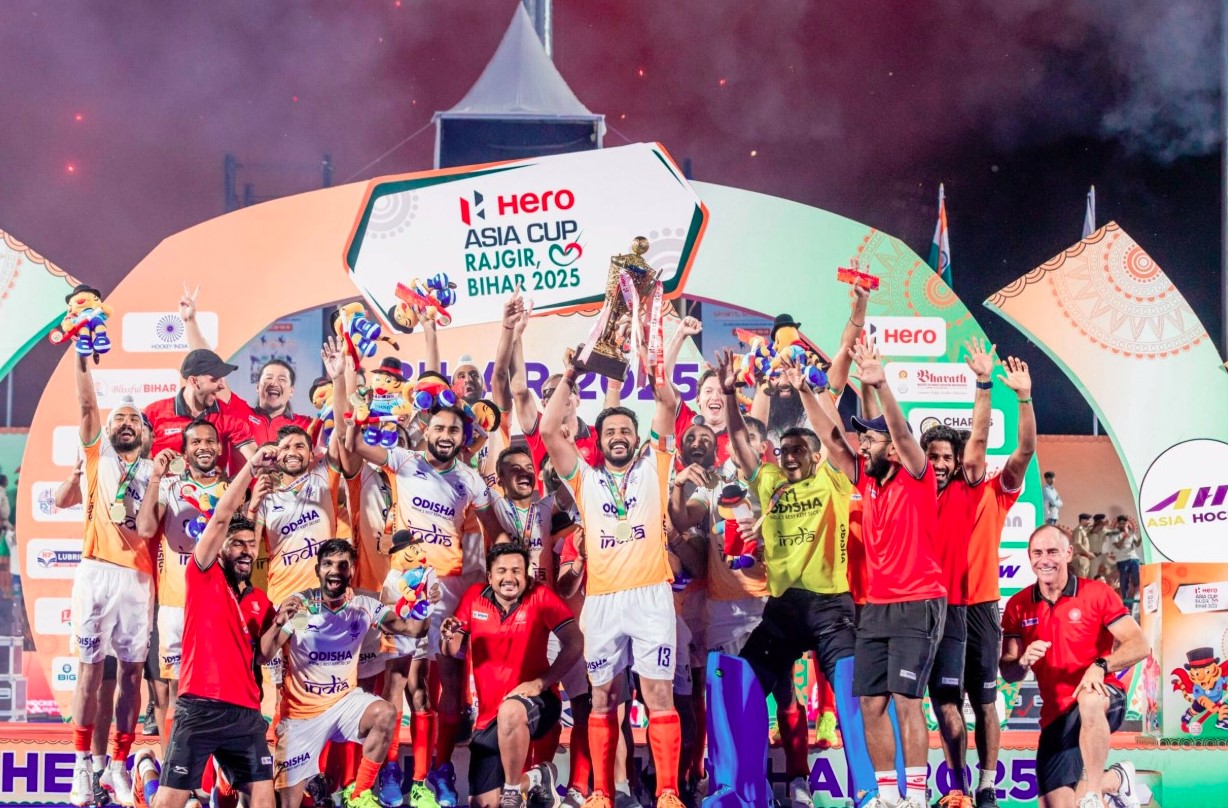 हॉकी एशिया कप 2025- भारत ने दक्षिण कोरिया को 4-1 से हराकर ख़िताब किया अपने नाम