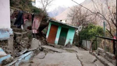 पिंडर घाटी में भारी बारिश से मकान और पैदल रास्ते क्षतिग्रस्त, 15 परिवार सुरक्षित स्थानों पर शिफ्ट