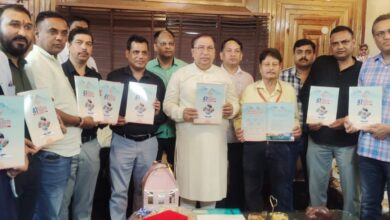 राज्यसभा सांसद नरेश बंसल ने किया पीआरएसआई राष्ट्रीय सम्मेलन-2025 के ब्रोशर का विमोचन