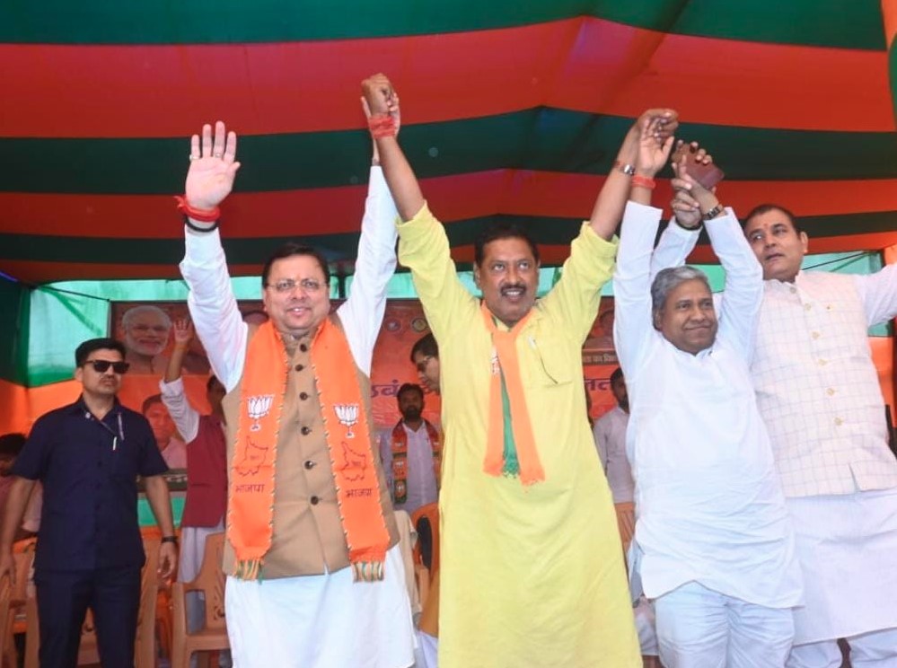 बिहार में मुख्यमंत्री धामी की हुंकार, बोले : ‘NDA की जीत से ही बिहार का विकास संभव’