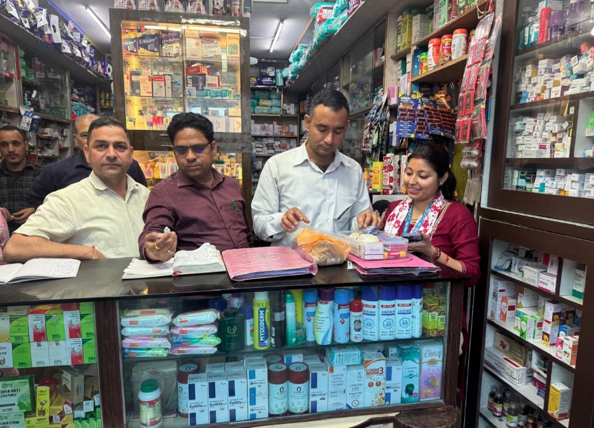 प्रदेशभर में औषधि विभाग का सघन निरीक्षण अभियान जारी