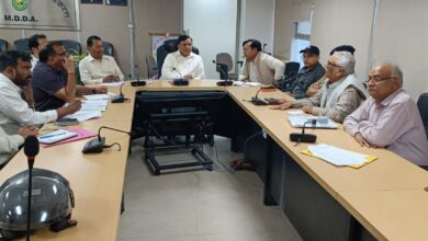 आढ़त बाजार पुनर्विकास परियोजना पर एमडीडीए की समीक्षा बैठक, 3 नवंबर से भू-खंड आवंटन व नकद प्रतिकर कार्य प्रारंभ
