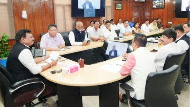 मुख्य सचिव ने रजत जयंती समारोह की तैयारियों को लेकर अधिकारियों के साथ की बैठक