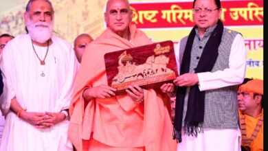 कुरुक्षेत्र में विराट संत सम्मेलन में शामिल हुए सीएम धामी, साधु-संतों से लिया आशीर्वाद