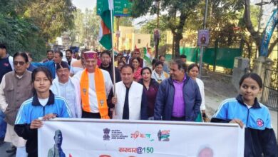 श्रीनगर में ‘सरदार@150 एकता मार्च’ का आयोजन