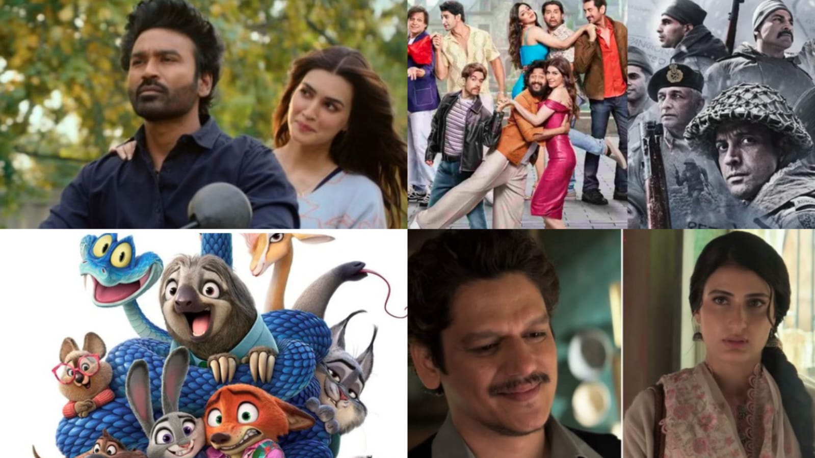 सिनेमाघरों में फिल्मों की टक्कर तेज: ‘तेरे इश्क में’ चमकी, ‘गुस्ताख इश्क’, लड़खड़ाई, ‘जूटोपिया 2’ ने भी पकड़ी रफ्तार