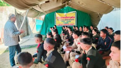 एनसीसी कैडेट्स दिया जा रहा है ‘भूकंप, बाढ़, जंगल की आग जैसे खतरों से निपटने का प्रशिक्षण’