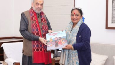 विधानसभा अध्यक्ष ऋतु खण्डूडी भूषण ने गृह मंत्री अमित शाह से की शिष्टाचार भेंट