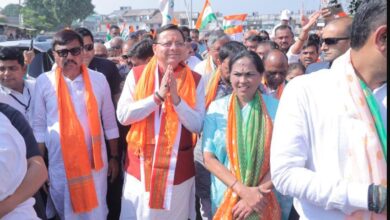 सरदार वल्लभभाई पटेल की 150वीं जयंती के अवसर आयोजित यूनिटी मार्च में शामिल हुए सीएम धामी