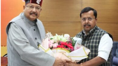 महाराज ने की भाजपा के नवनियुक्त राष्ट्रीय कार्यकारी अध्यक्ष से शिष्टाचार भेंट