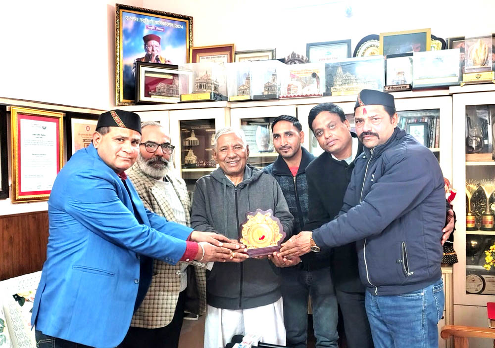 Folk singer Narendra Singh Negi was honoured with the 'Devbhoomi Vibhuti Samman'