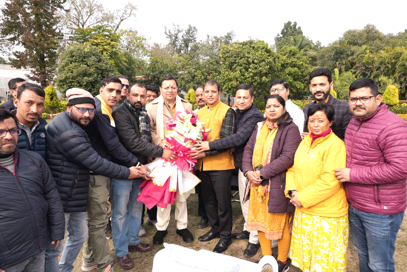 मुख्यमंत्री धामी से उत्तरांचल प्रेस क्लब की नव निर्वाचित कार्यकारिणी के पदाधिकारियों ने की शिष्टाचार भेंट