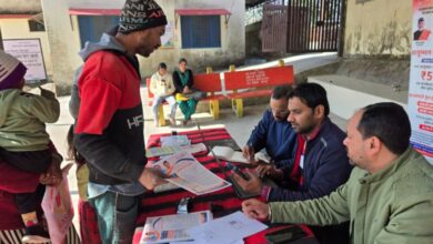 थानो भोगपुर में आयोजित हुआ आयुष्मान शिविर