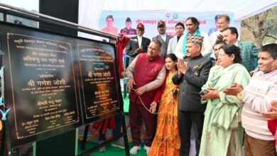 कैबिनेट मंत्री गणेश जोशी ने ‘वीर अभिमन्यु राय स्मृति पार्क’ का किया लोकार्पण