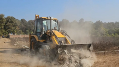 एमडीडीए का अवैध प्लॉटिंग पर करारा प्रहार, रानीपोखरी–थानों में 22–27 बीघा में फैली अवैध प्लॉटिंग ध्वस्त