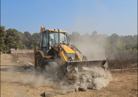 एमडीडीए का अवैध प्लॉटिंग पर करारा प्रहार, रानीपोखरी–थानों में 22–27 बीघा में फैली अवैध प्लॉटिंग ध्वस्त