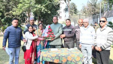 मंत्री गणेश जोशी से कृषि सहायकों के पदाधिकारियों ने की भेंट, मानदेय बढ़ोतरी के लिए जताया आभार