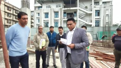 आवास सचिव डॉ.आर राजेश कुमार ने निर्माणाधीन आधुनिक कार्यालय भवन के कार्यों की समीक्षा की
