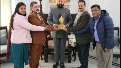 राज्यपाल से स्टेट प्रेस क्लब उत्तराखंड के प्रतिनिधिमंडल ने की शिष्टाचार भेंट