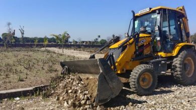 एमडीडीए की बड़ी कार्रवाई : 125 बीघा भूमि पर की जा रही अवैध प्लॉटिंग ध्वस्त