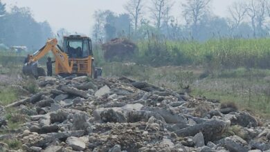 डोईवाला में मारखम ग्रांट से खेरी तक एमडीडीए का एक्शन, 77 बीघा अवैध प्लॉटिंग पर चला बुलडोजर