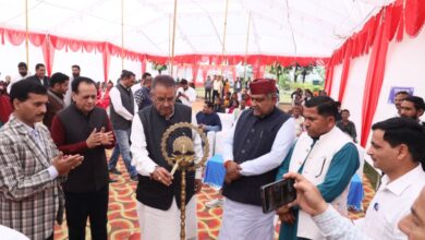 कृषि मंत्री गणेश जोशी ने रेशम कृषि मेले का किया शुभारंभ