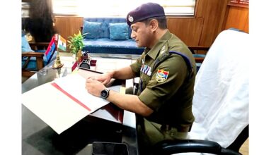 प्रमेन्द्र डोभाल ने देहरादून के वरिष्ठ पुलिस अधीक्षक का कार्यभार संभाला