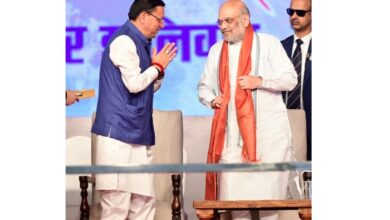 हरिद्वार कार्यक्रम में धामी ने गिनाईं केंद्र और राज्य सरकार की उपलब्धियां