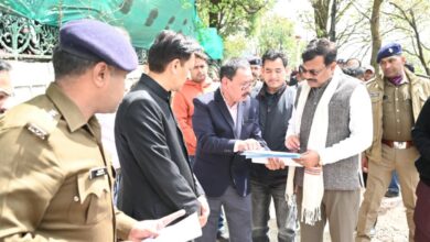 मुख्य सचिव ने किया भवाली-रातिघाट बाईपास, श्री कैंचीधाम मंदिर में निर्माण कार्यों का स्थलीय निरीक्षण