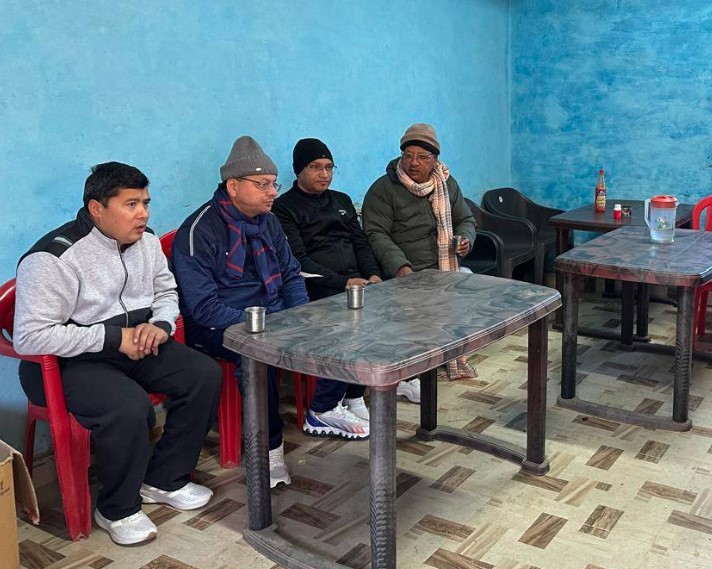 भराड़ीसैंण में मोर्निंग वाक पर निकले सीएम धामी, स्थानीय लोगों के साथ लिया चाय की चुस्कियों का आनन्द