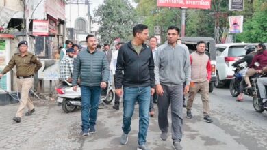 लोक निर्माण विभाग के सचिव पंकज पाण्डेय ने शहर के कई इलाकों का किया निरीक्षण