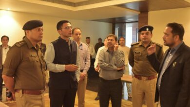 गृहमंत्री के दौरे से पहले डीएम सविन बंसल ने एसएसपी संग व्यवस्थाओं का किया स्थलीय निरीक्षण