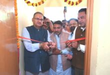 कैबिनेट मंत्री गणेश जोशी ने आयुष्मान आरोग्य मंदिर का किया उद्घाटन