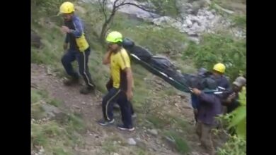 दर्दनाक सड़क हादसा- गहरी खाई में गिरा वाहन, चालक की मौत