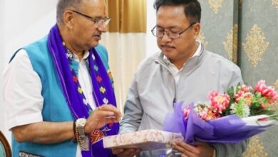 कृषि मंत्री गणेश जोशी ने अरुणाचल प्रदेश के कृषि मंत्री गेब्रियल डी. वांगसू से की शिष्टाचार भेंट