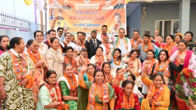 भाजपा के 47वें स्थापना दिवस पर तीन दर्जन से अधिक लोगों ने ग्रहण की पार्टी की सदस्यता