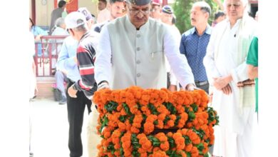 सैनिक कल्याण मंत्री गणेश जोशी ने सेवानिवृत्त ब्रिगेडियर मुकेश जोशी को दी श्रद्धांजलि