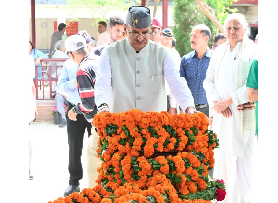 सैनिक कल्याण मंत्री गणेश जोशी ने सेवानिवृत्त ब्रिगेडियर मुकेश जोशी को दी श्रद्धांजलि