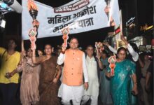 महिला आरक्षण के समर्थन में मातृशक्ति ने निकाली महिला आक्रोश मशाल यात्रा