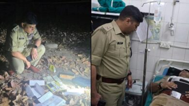 लूट के बाद पुलिस और बदमाशों के बीच हुई मुठभेड़, एक आरोपी ढेर, इंस्पेक्टर नरेश राठौड़ घायल