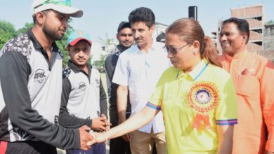 टेनिस बॉल क्रिकेट प्रतियोगिता का भव्य आगाज़