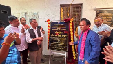 शिक्षा मंत्री डॉ. धन सिंह रावत ने संस्कृत विद्यालय ओड़लीनांदा में नव निर्मित भवन का किया लोकार्पण