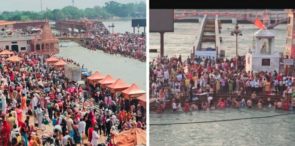 निर्जला एकादशी पर हरिद्वार में उमड़ा आस्था का सैलाब, श्रद्धालुओं ने लगाई गंगा में डुबकी