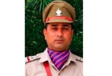 शिवपुरी चौकी प्रभारी विनोद कुमार शर्मा की सड़क हादसे में मौत