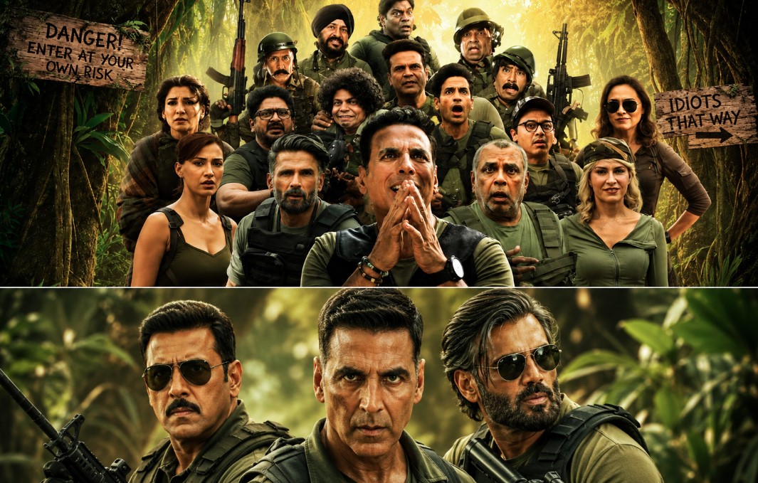 अक्षय-परेश-सुनील की तिकड़ी फिर करेगी धमाल, रिलीज हुआ ‘वेलकम टू द जंगल’ का ट्रेलर अक्षय-परेश-सुनील की तिकड़ी फिर करेगी धमाल, रिलीज हुआ ‘वेलकम टू द जंगल’ का ट्रेलर