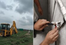 एमडीडीए का अवैध निर्माणों पर बड़ा प्रहार, अवैध प्लॉटिंग ध्वस्त, तीन निर्माण सील