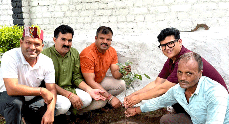 हरेला पर्व पर सीआईएमएस एंड यूआईएचएमटी ग्रुप ऑफ कॉलेजेज में किया गया पौधरोपण